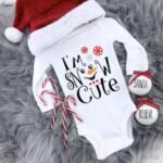Body bebelus personalizat "I'm Snow Cute'"