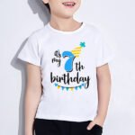 Tricou personalizat baieti "Its my 7th Birthday"