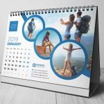 Calendar A5 de birou cu poze