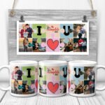 Cana personalizata "You complet me puzzle" cu 6 poze