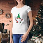 Tricou personalizat "Cheerful Gnome Merry Christmas"