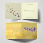 Felicitare patrata - pliata