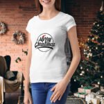 Tricou dama personalizat "Merry Christmas 2020"