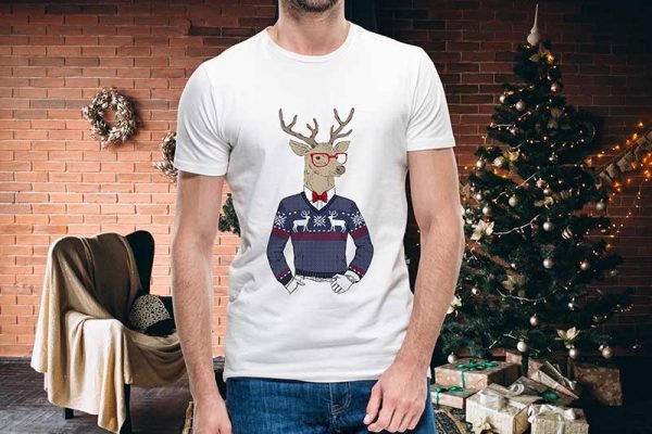 Tricou personalizat "Reindeer Man" - imagine 1