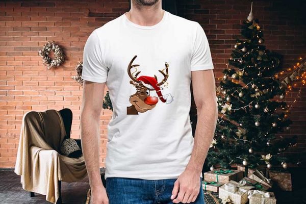 Tricou personalizat "Ren Christmas" - imagine 1