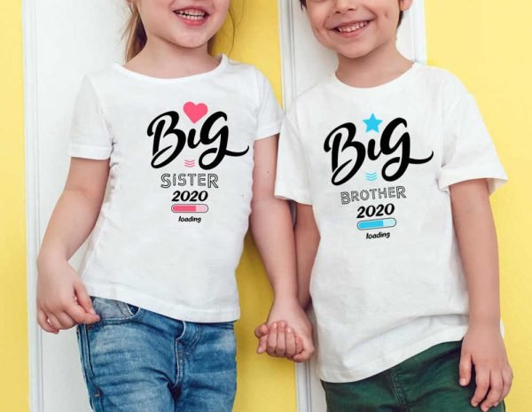 Tricou personalizat fetite "Big Sister loading" - imagine 2