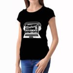 Tricou personalizat dama "virtual Student 2021"