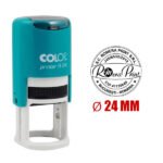 Stampila rotunda Colop R24 diametru 24 mm