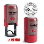 Stampila rotunda Trodat 46019 diametru 19 mm