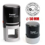 Stampila rotunda Trodat 46050 diametru 50 mm