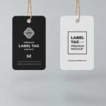 Eticheta personalizata carton simplu 4x7cm