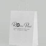 Sacose A4 de hartie kraft personalizate 25x31x11 cm