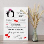 Tablou canvas personalizat "pentru iubit"