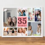 Tablou canvas personalizat "la multi ani"