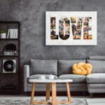 Tablou canvas personalizat "LOVE"