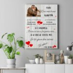 Tablou canvas personalizat "pentru iubita"