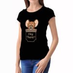 Tricou personalizat dama "Jerry hi there"