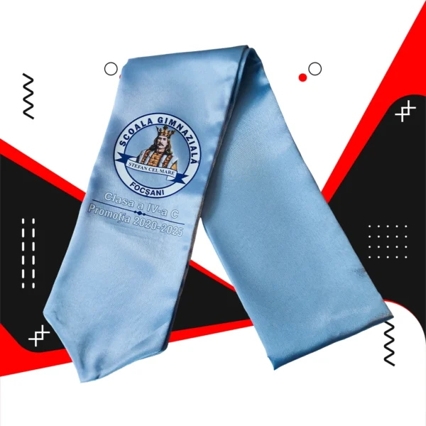 Esarfe absolvire personalizate - Rosu - imagine 8