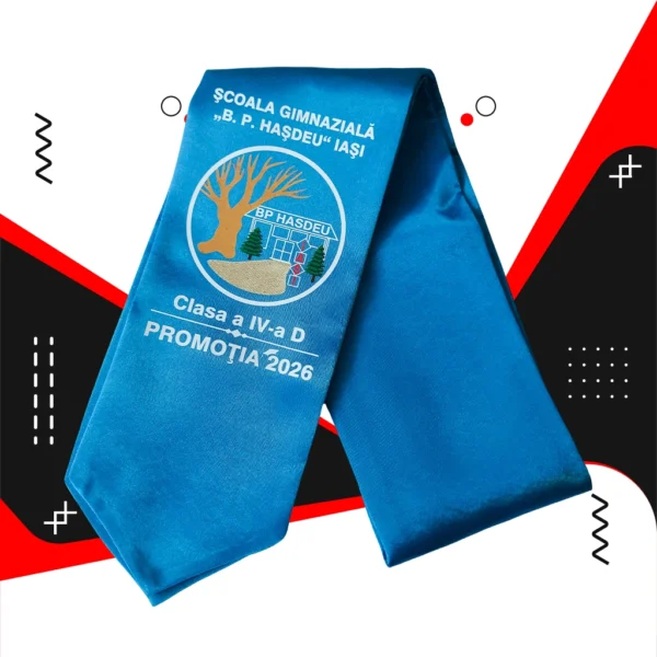 Esarfe absolvire personalizate - Rosu - imagine 17