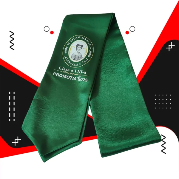 Esarfe absolvire personalizate - Rosu - imagine 18