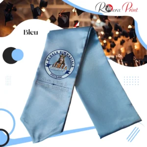 esarfe absolvire personalizate bleu
