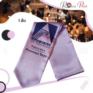 Esarfe absolvire personalizate - Lila