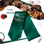 Esarfe absolvire personalizate - Verde smarald